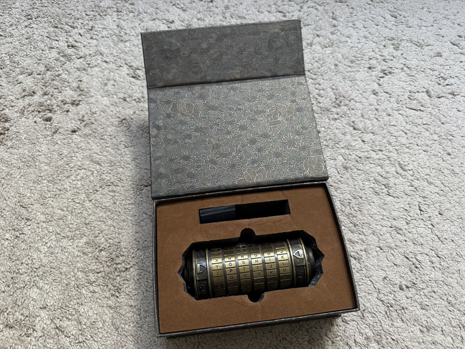 Cryptex Da Vinci Code Mini Cryptex Lock Puzzle Boxes