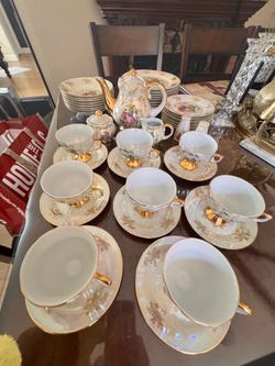 Vajilla porcelana fina 45piezas para 8 personas