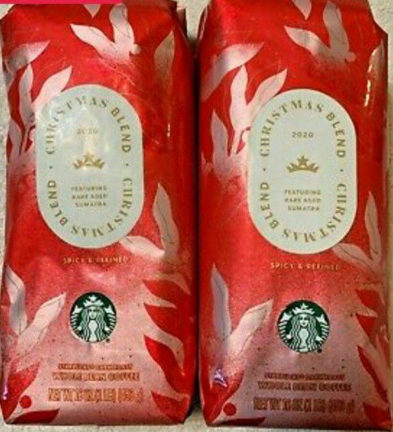 Starbucks Christmas Blend Whole Bean 2020. 2 Bags For $40. 18 Bags Available.