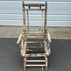 Rustic 19th Century Indian Rocking Chair