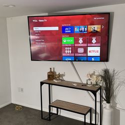 (2)  TCL 65” 4K Roku Smart TVs Ultra HD LED  3840 x 2160 Pick up 12/21