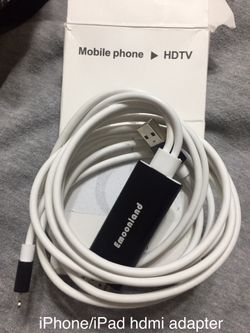 iPhone/IPad HDMI adapter