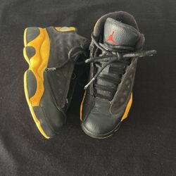 Black And Yellow Jordans 13s Size 12c