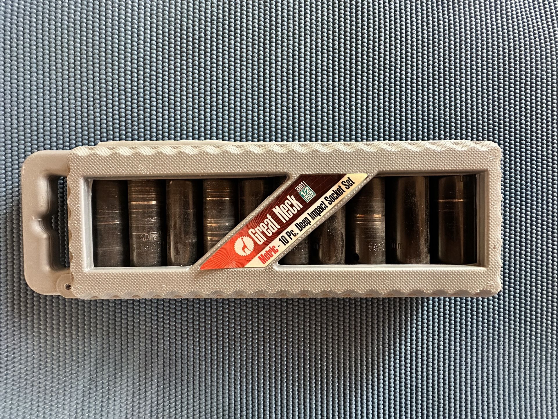 Great Neck Metric 10 Pc Deep Impact Socket Set 
