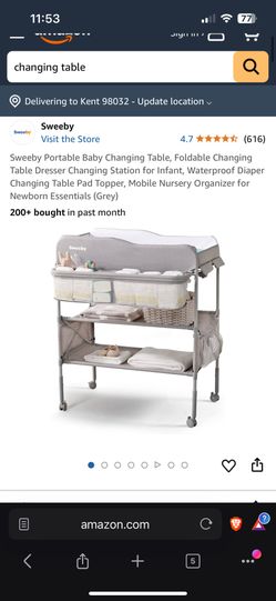 Portable Baby Changing Table