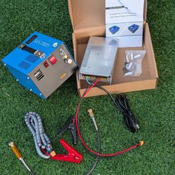 GEKUVIX 4500 PSI PCP Air Compressor - Portable 110V/220V/12V Oil-Free Pump