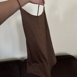 Brown Bodysuit Tank 