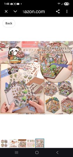 Girls 3D miniature.
Scene stickers
