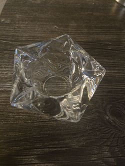 Title
Vintage PartyLite Windswept Crystal Votive Candle Holder