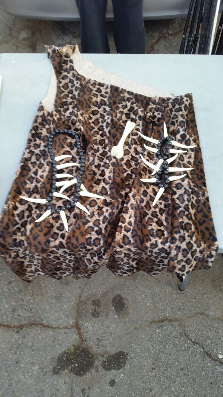 Women men girl boy caveman cave girl amazon neanderthal costume