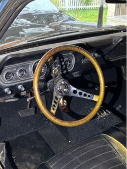 “The 500” Gold Flake Steering Wheel Low Rider Hot Rod Rat Rod