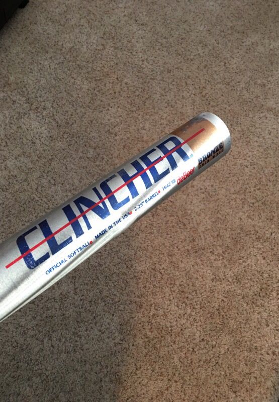 DeBeer Clincher Bronze 34/33 16 inch softball bat