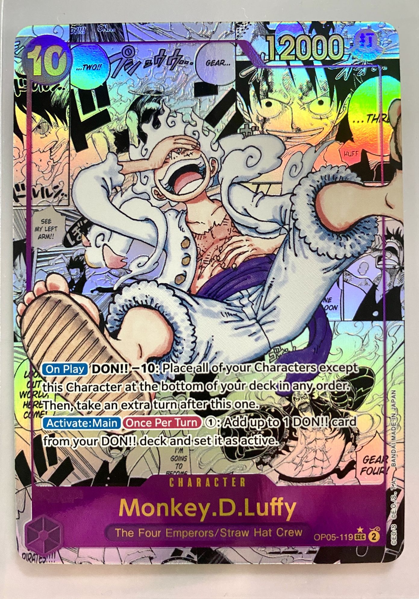 One Piece - AWAKENING OF THE NEW ERA - Monkey D Luffy- Op05-119 Manga English