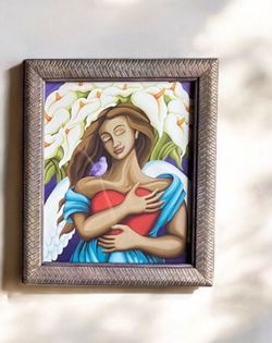Betina 10 X 12 Framed Mexican Folk Wall Art