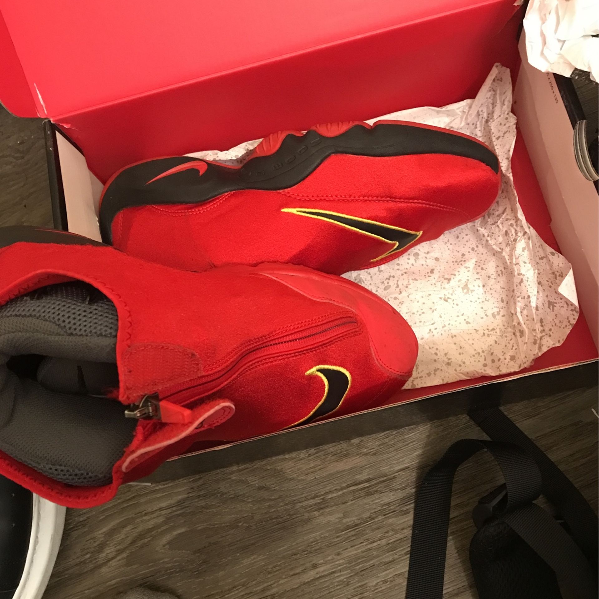 2013 Nike Air Zoom Flight 98 The Glove 616772 600 Miami Heat 11 Force