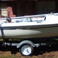 Sailboat 17’ with trailer 