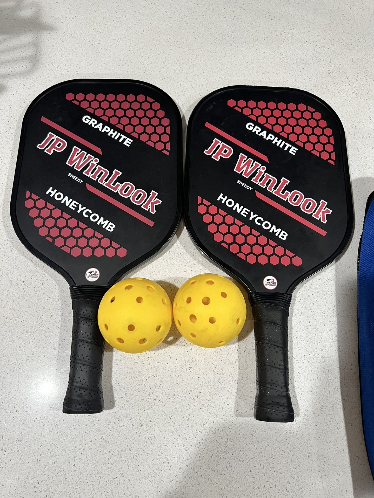 Pickleball Paddle Set With Case And Balls 