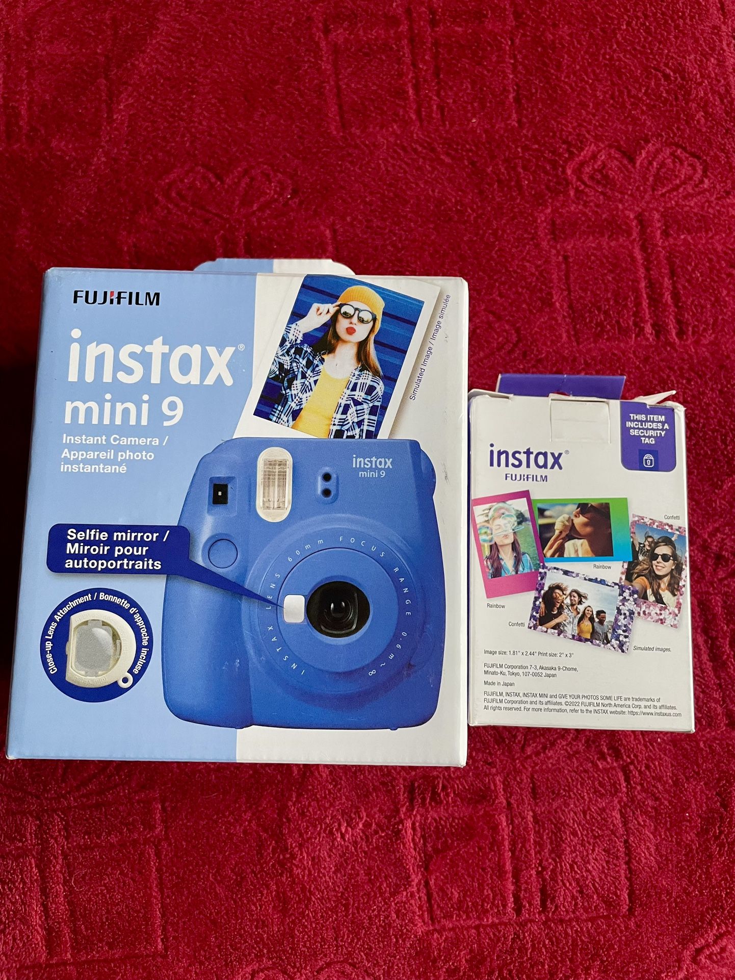 Fujifilm Instax Mini 9 - Cobalt Blue Instant Film Camera 