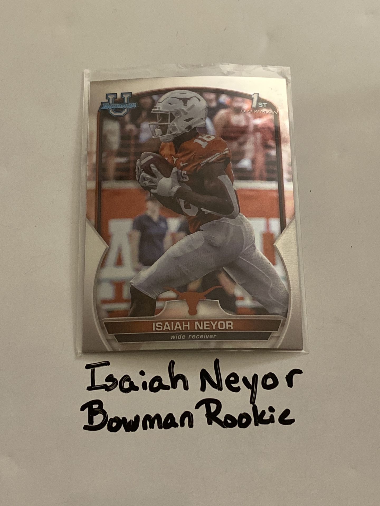 Isaiah Neyor Green Bay Packers WR Bowman Rookie Card.
