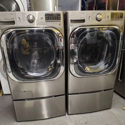 Lavadora Y Secadora Lg De Acero Inoxidables 