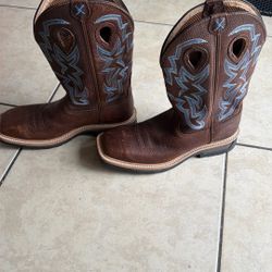 Twisted X Work Boots Steel Toe Size 9D