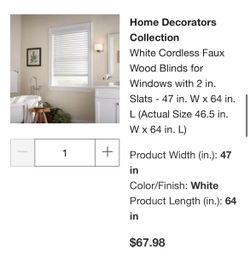Faux Wood Blinds