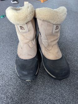 The North Face Greenland Women's Zip Waterproof Primaloft Winter Boots Size 9
