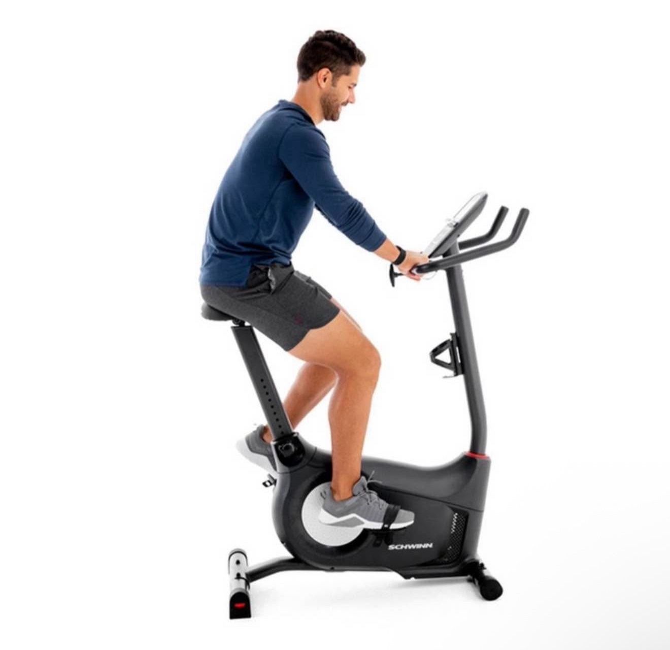 New Schwinn 130 Upright Bike Exercise Bike - Silver