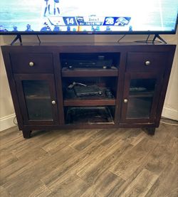 Wood Tv stand / media console