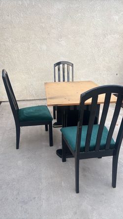 Free dining table and 4 chairs