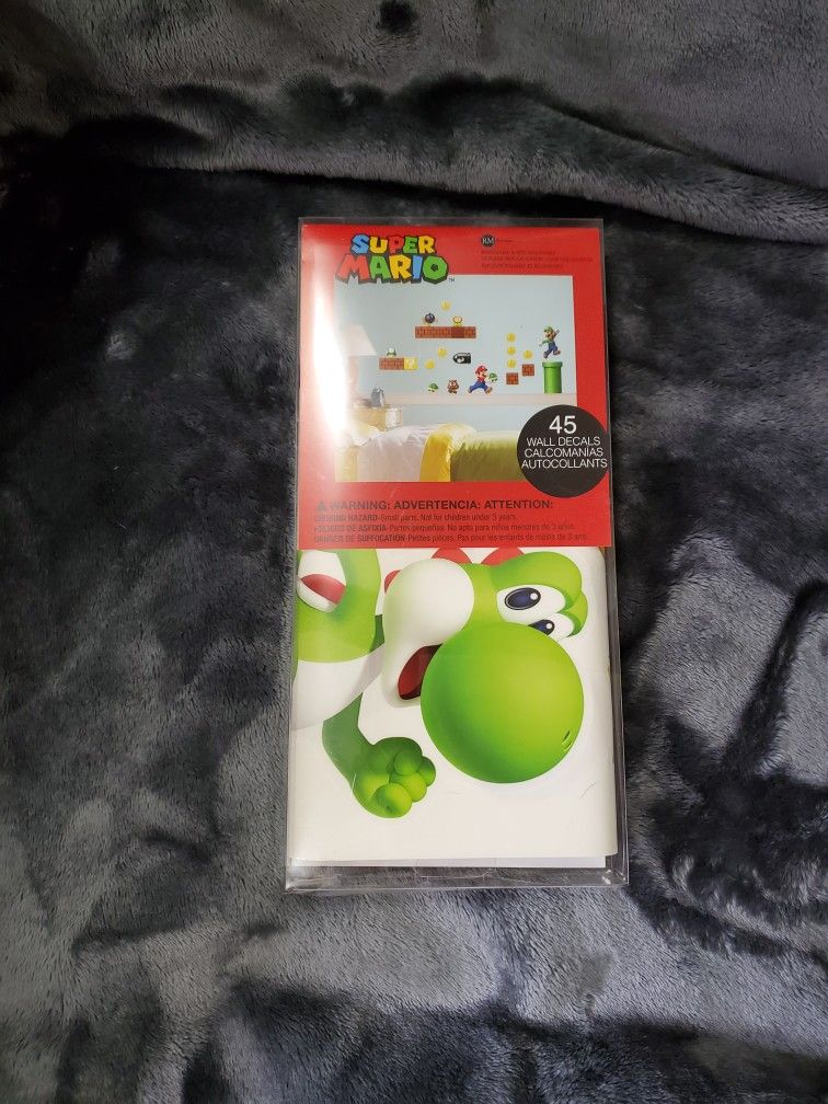 NIB Super Mario Wall Decals