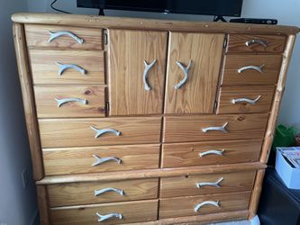 Natural Wood Dresser