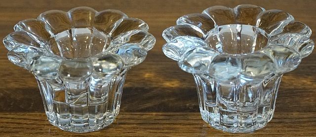 Glass Candle Holders