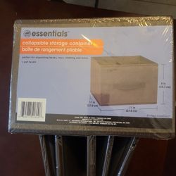 6 Collapsible storage containers
