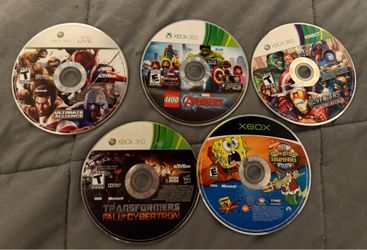 Xbox 360 games no case $5 each
