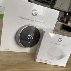 Google Thermostat And Temp sensor