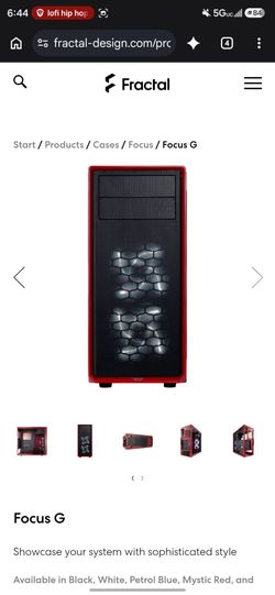 Fractal PC Case Red - New
