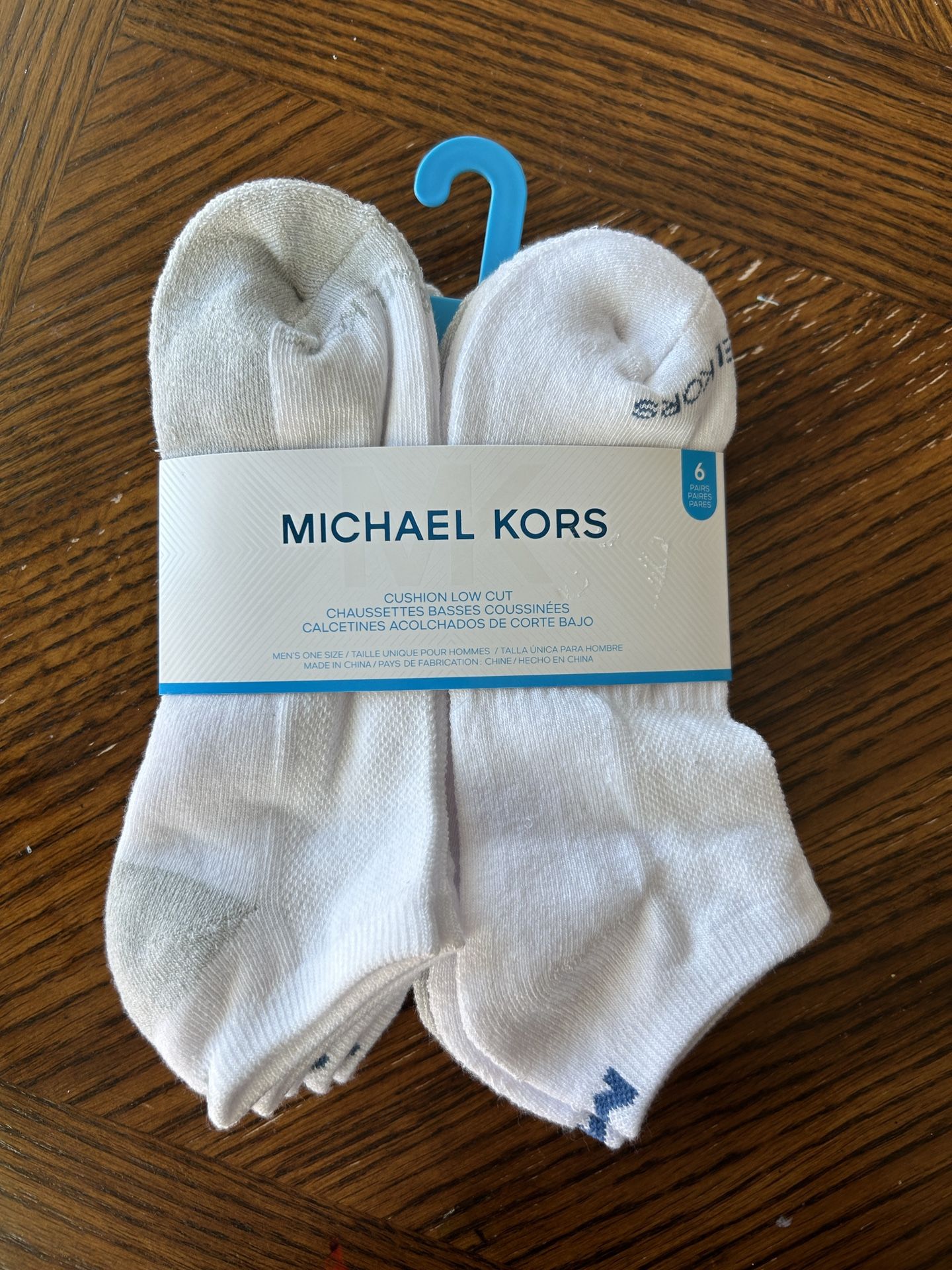 NWT Michael Kors men’s cushion low cut socks 6 pairs