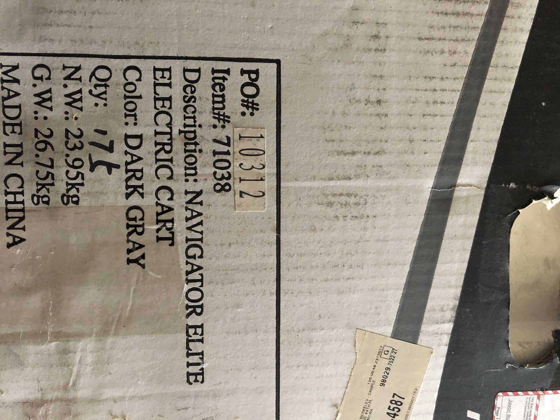 Bag Boy Navigator elite electric pull cart with remote control for Sale