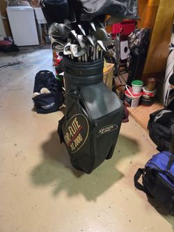 Top Flite Leather Golf Bag