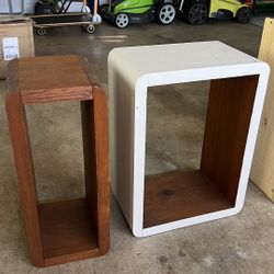Wood Side Table Set