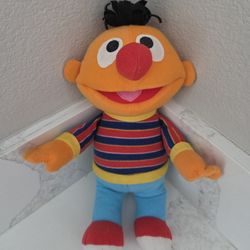 Sesame Street Earnie 12" Plush Fisher Price Mattel 2003