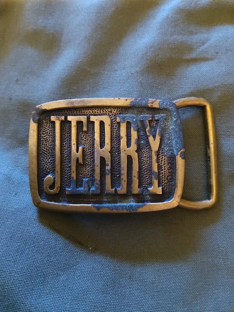 Name, Jerry Belt Buckle