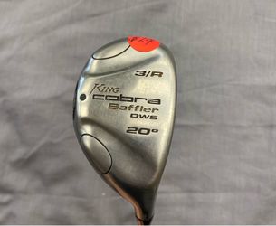 Cobra King Baffler DWS 3/R Hybrid 20° RH Aldila NV HL 65 Stiff Flex 41”