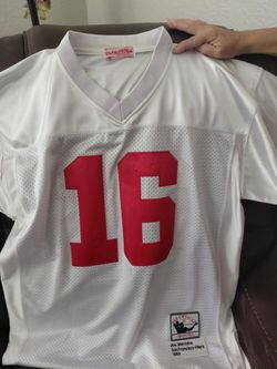 Joe Montana 49ers Jersey. Mitchell & Ness Throwback