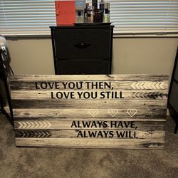 48x24 Love Wall Canvas