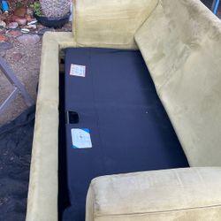 Lazboy Old  Green Couch  Bed