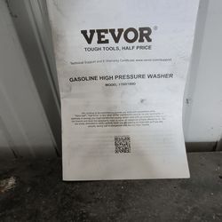 Gas powered pressure washer 3400 psi