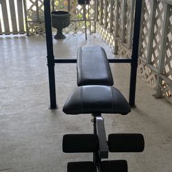 Bench Press Weights And Bar Included