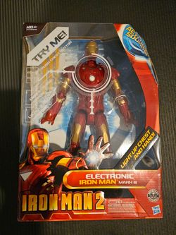 Electronic Iron Man and Barbie Invisible Woman (Fantastic Four) Figures